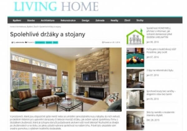 Publikuji Váš článek na portále o bydlení LivingHome