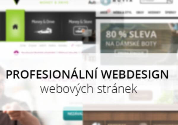 Profesionální webdesign webových stránek