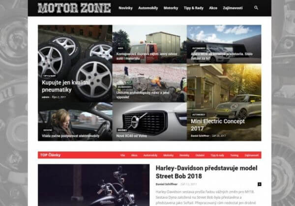 Publikace na Motorzone.cz