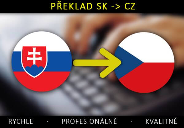 Přeložíme SK -> CZ a provedeme korekturu