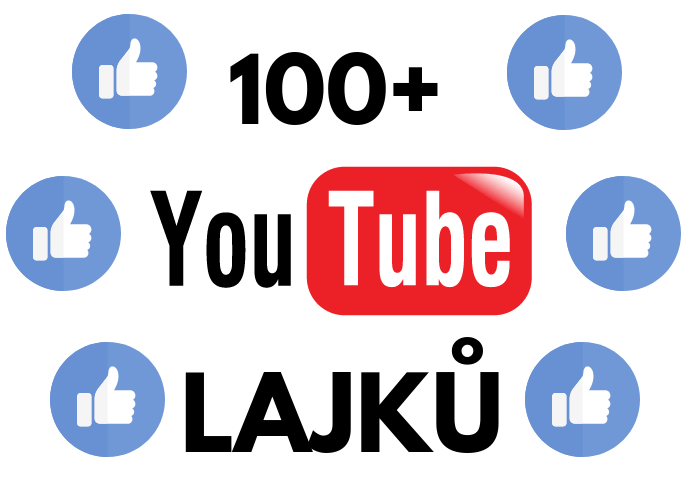 100+ like na youtube od Českých uživatelů