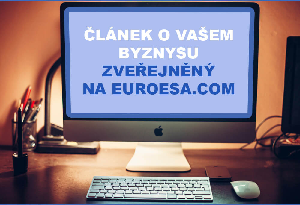 1x Článek o Vaší firmě na Euroesa.com 