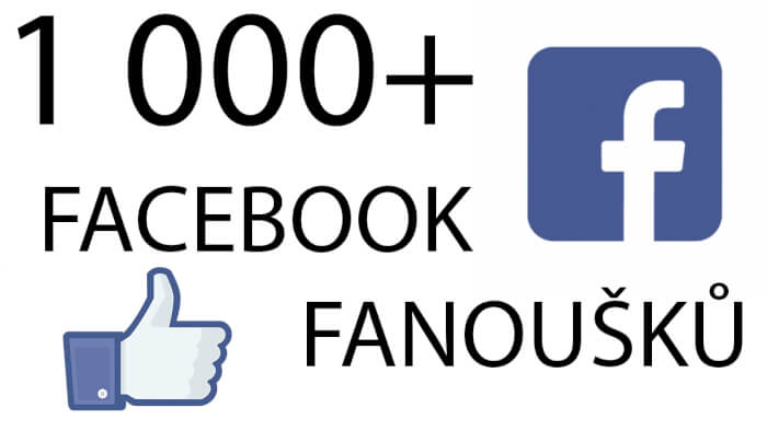 1 000+ Facebook fanoušků!