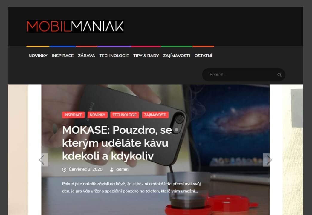 Publikace na Mobilmaniak.cz