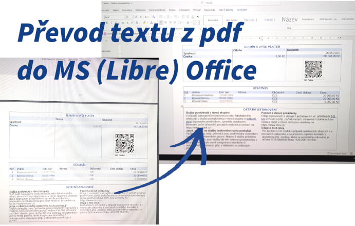 Formátování dokumentu z pdf do MS Office (cena/7-10 str.) 
