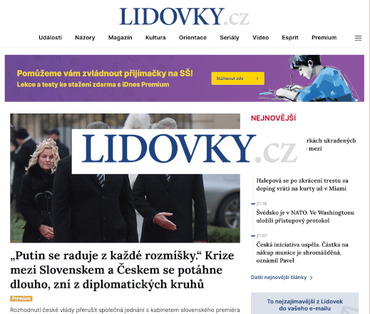 PR článek z Lidovky.cz