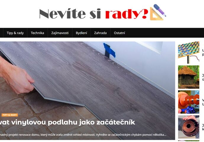 Publikace na Nevitesirady.cz