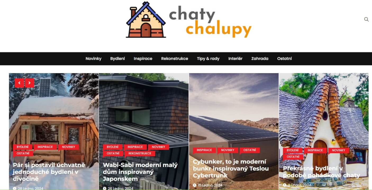 Publikace na Chaty-a-chalupy.eu